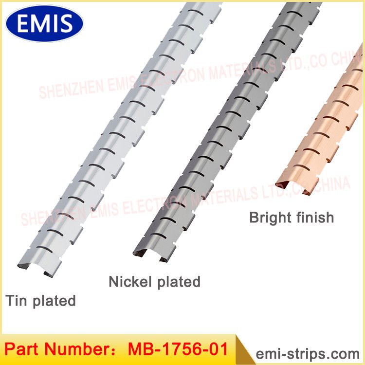 Dubbele sleuven BeCu Finger Stock