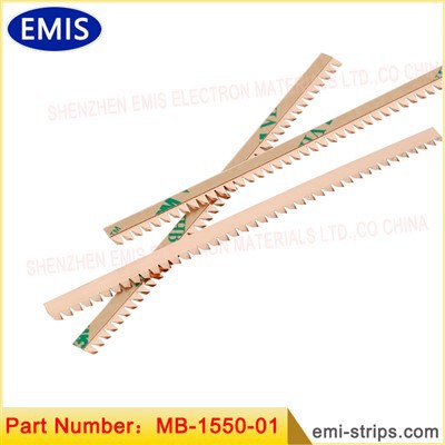 EMI-strips met smalle randen